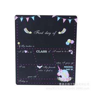 Children Wooden Blackboard 30x20 Wall Mounted Rectangle Back To School <b>Message</b> <b>Board</b> For Kids Room Decoration - Product Image 3