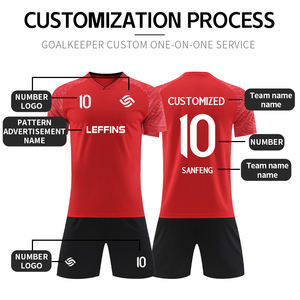 Venda Direta Da Fábrica Uniformes De Futebol Personalizados Com Impressão Digital Camisola De Futebol Personalizada - Product Image 3