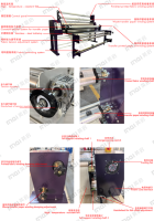 Machine de transfert thermique à rouleaux électrique 1200 mm pour impression par sublimation sur tissu, textile, vêtements, rideaux, personnalisable