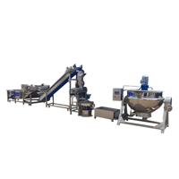 Automatische kleine schaal tomatenpuree-jam productielijn industriële saus-ketchup verwerkingsmachine