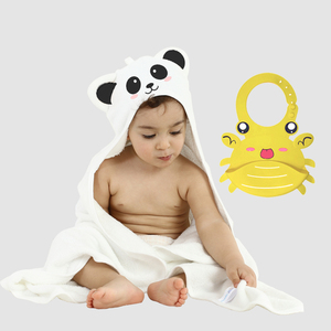 100% orgánico de bambú de bebé con capucha de toalla de baño de bambú toalla suave para los recién nacidos y los niños - Product Image 3