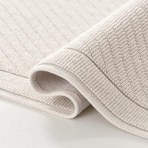 Tappetino da bagno in tessuto con tessuto di alta qualità assorbente con rivestimento antiscivolo per doccia e vasca da bagno con pavimento in cotone - Product Image 1