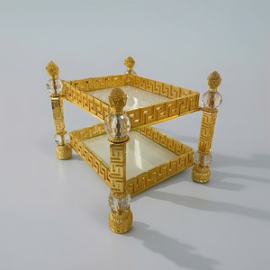 Quá trình mạ điện ethiopian rekebot cà phê đặt bàn kim loại vàng phong cách truyền thống thủy tinh pha lê mô hình chạm khắc - Product Image 4