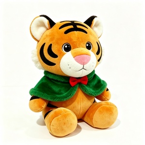 Peluche de tigre personalizado, tigre de peluche, lindo peluche de tigre, muñeco de peluche de tigre sentado - Product Image 3