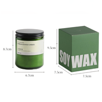Bougie d'aromathérapie en cire de soja mélangée, faite à la main, parfumée, en forme de tasse, cadeaux haut de gamme, souvenirs d'anniversaire, ornements cadeaux