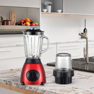 Blender électrique commercial pour la maison, <span class=keywords><strong>hachoir</strong></span> alimentaire, processeur, acier inoxydable, 400W, 1,5L, 5 vitesses, vitesse variable, pot en verre, moulin - Product Image 2