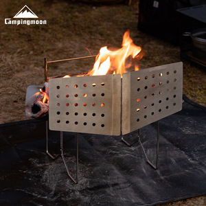 Paravent pliable en acier inoxydable <span class=keywords><strong>Colman</strong></span> SOLO-D Solo A4 avec protection contre le vent et les flammes pour le camping et les pique-niques - Product Image 3