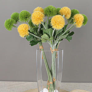 Ramo de Diente de León Artificial Esponjoso de 40cm para Decoración Interior/Exterior del Hogar, Crisantemo de Mesa - Product Image 3