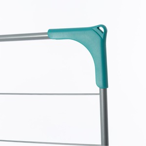 Séchoir à <span class=keywords><strong>linge</strong></span> pliable en métal à 3 niveaux de 15 m à prix avantageux pour la salle de bain avec cintre - Product Image 3