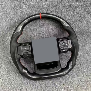 Volant en cuir neuf amélioré adapté à la Toyota Land Cruiser GR Prado LC250 avec palettes de changement de vitesse ou volant Prado - Product Image 3