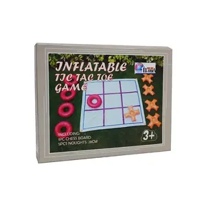 Outdoor PVC Inflatable Tic Tac Toe Game For Kids - Funny Noughts Crosses Garden Game Set Played With Friends Family