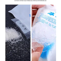 Plaque de gel froid jetable, souple, de qualité alimentaire, pour l'expédition et le transport de denrées alimentaires