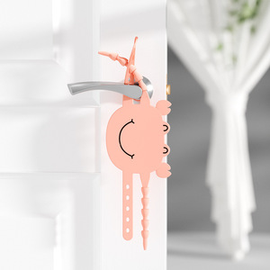 Amortisseur de porte en silicone détachable, design dessin animé, silencieux, fermeture douce, non-pressant, pour chambre à coucher - Product Image 6