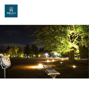 Multi-Color LED Floodlight Fixture Landscape Spotlight Garden Square <b>Projectors</b> Aluminum Body with IP65 Rating - Product Image 6