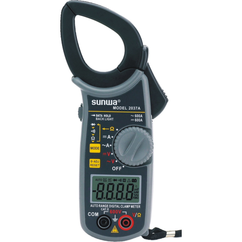 Digital clamp meter. Digital clamp meter