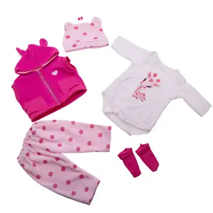 Hot Sale Doll Clothes Fit For 17-18 Inch Or 60 cm Reborn Doll Suits With Giraffe Pattern