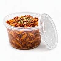 TeGuan TG463 Magnetronbestendige Wegwerp Voedselveilige PP Containerdeksel 60oz Capaciteit Meerkleurig voor Meal Prep Fruit Salade Thuisgebruik