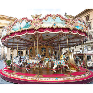 Carrusel de música Beston, carrusel de caballo merry, redondo, en venta - Product Image 1