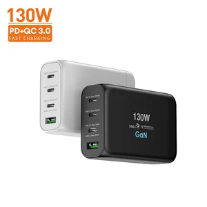 Amazom Tốt Nhất Người Bán Tường Điện Thoại Sạc Số Lượng Lớn 65 Watt 130W Max Power USB Đa Gan Pd3.0 QC Giá Rẻ Sạc Cho iPad Cho iPhone 13 14