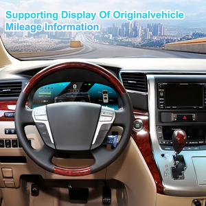 แผงหน้าปัด NaviHua สำหรับ Toyota Alphard รุ่น 20 และ 30 ปี 2008-2018 จอ LCD ดิจิตอล ระบบ Linux แบบเสียบใช้งานได้ทันที - Product Image 4