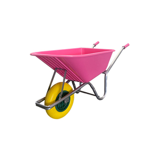 รถเข็นล้อเดียวพลาสติก WB6414P สีเขียวสำหรับงานหนักสำหรับงานสวน - Product Image 5