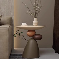 Table console de luxe Wai Silent Wind haut de gamme avec éclairage, ornement de sol pour salon, table d'appoint de canapé pour le thé et la décoration intérieure