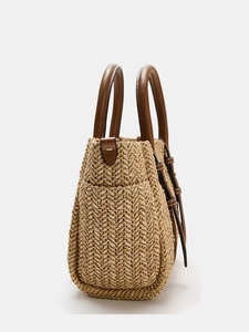 <span class=keywords><strong>Sac</strong></span> à <span class=keywords><strong>main</strong></span> d'été en paille pour femme, <span class=keywords><strong>sac</strong></span> tissé fait <span class=keywords><strong>main</strong></span>, style français vintage, <span class=keywords><strong>sac</strong></span> de plage, <span class=keywords><strong>sac</strong></span> à bandoulière décontracté, vente en gros OEM - Product Image 5
