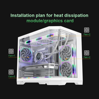 Boîtier Micro ATX en Acier SPCC Personnalisé avec Support Radiateur 360mm et Longueur VGA 400mm pour PC de Jeu