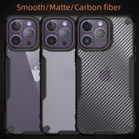 Coque de protection pour téléphone portable, originale, antichoc, hybride TPU PC, avec airbag, pour Apple iPhone 14 15 16 Pro Max, transparente
