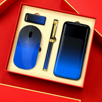 Ensemble cadeau d'affaires de luxe, bouteille d'eau isotherme en acier inoxydable, logo personnalisé - Style tendance pour les promotions, cadeaux d'entreprise