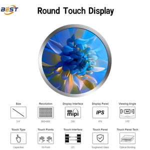 Rak Display Media iklan LCD bundar 23.6 inci kustom Display papan reklame untuk layar TV - Product Image 2