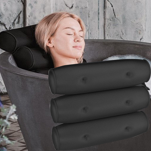 Vendita calda cuscino da bagno 3d tessuto a rete portatile lavabile supporto collo Spa cuscino vasca da bagno - Product Image 1