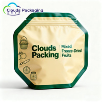 Sachet Doypack Personnalisé de Forme Spéciale avec Fermeture Zip Refermable, Petit Emballage pour Biscuits, Snacks, Noix et Fruits Secs