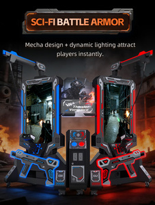 Centre d'arcade de simulateurs VR multiples : Jeux de combat 9D, simulateur de réalité virtuelle, jeu de tir VR pour parcs d'attractions et entreprises - Product Image 3