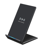 Pengisi Daya Nirkabel Cepat 15W Laris Manis USB C OEM PD QC3.0 untuk iPhone Tipe C Logo Kustom Stasiun Pengisi Daya Desktop untuk Kantor Rumah