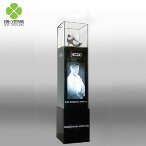 Xoay Gỗ Kim Loại Cửa Hàng Đứng Đơn Vị Tầng Tùy Chỉnh Giày Hiển Thị Giá Bán Lẻ - Product Image 6