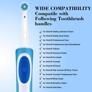 <span class=keywords><strong>Cabezales</strong></span> de repuesto EB60 de cerdas suaves con eliminación de placa para higiene bucal con patente - Product Image 5