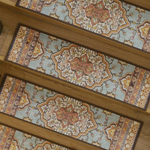 Tappetini Antiscivolo Personalizzati per Scale in <span class=keywords><strong>Legno</strong></span>, Rivestimento in Poliestere con Base in TPR, Passatoia per Scale - Product Image 1