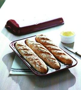 <span class=keywords><strong>Baguette</strong></span> Baker Toast Pan Pain Pan Céramique Pain Cuisson - Product Image 6
