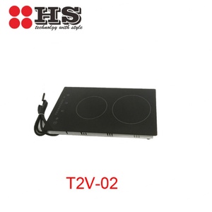 Cuisinière électrique en céramique à deux brûleurs <span class=keywords><strong>Domino</strong></span> Smooth Surface - Product Image 4