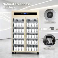 Nouvelle machine à yaourt intelligente commerciale de grande capacité en acier inoxydable, armoire de fermentation pour boulangerie