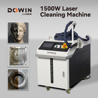 Machine de nettoyage laser haute puissance tout-en-un 1500W 2000W 3000W pour le décapage de peinture et la préparation des surfaces intensives