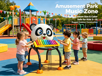 High-end Panda Metal Percussion Instruments Are Suitable for Real Estate Events, Music Parties, and Schools