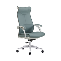 Chaise de bureau en cuir de direction moderne avec design ergonomique, confortable et élégant, chaise de bureau pour la maison de l'hôpital et l'hôtel.
