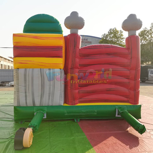 Castillo inflable con tobogán de dinosaurio T-Rex 3D, casa de brinco inflable para exteriores. - Product Image 4