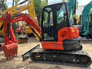 Venta caliente utilizada para Kubota Kx155 Mini Excavadora 161 y 163 Modelos 5.5ton Bulldozer con oruga hidráulica para US Dirt Turf - Product Image 4
