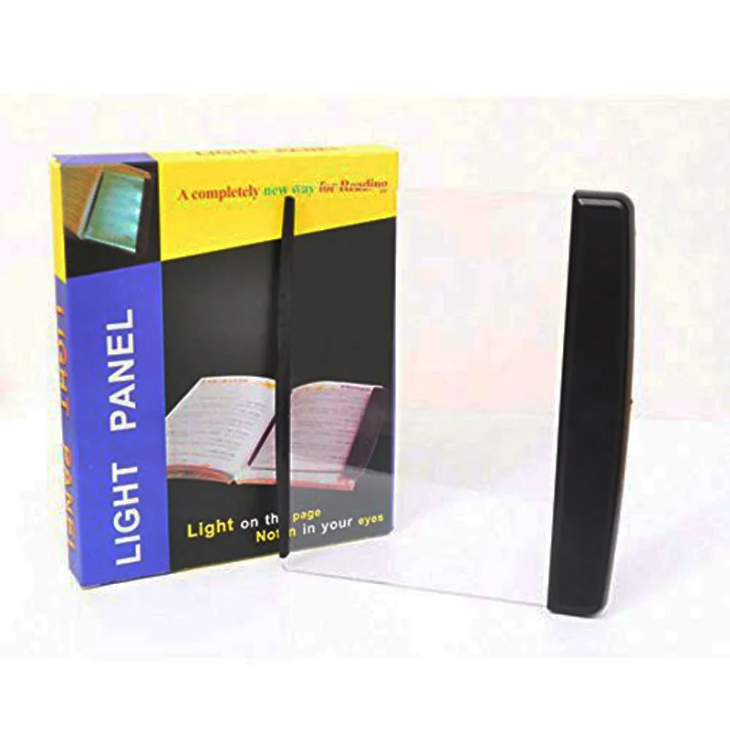 Светодиодная лампа с защитой глаз, плоская панель для чтения, ночник для чтения в студенческих общежитиях колледжа
