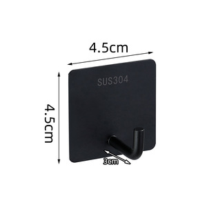 Ganchos de Pared Autoadhesivos de Acero Inoxidable SUS304, Resistentes e Impermeables, para Colgar Abrigos, Toallas y Otros Objetos - Product Image 5
