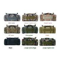 Sac banane tactique de tous les jours pour hommes avec poches zippées ceinture de taille réglable pochette de hanche voyage sac de course en plein air