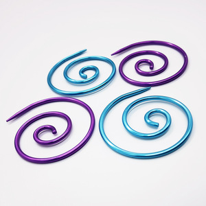 Spiral Cable Knitting Needles Circular Aluminum 200 <b>Sets</b> Hand <b>Sewing</b> Woven Accessories - Product Image 2